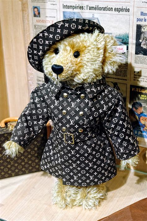 louis vuitton steiff teddy bear|steiff bear values guide.